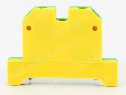 EK6 Yellow & Green Grounding Terminals Din Rail Terminals Grounding Terminals Universal Grounding Plastic Terminals