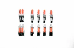 The terminal block is high-power, PCT snap-and-crimp, ULTUV assembly, and the dome is fastened quickly Speed wire connectors