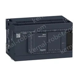 TM241C24R logic controller, Modicon M241, 24 IO, relay