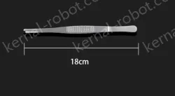Stainless steel tweezers Straight round toe (thick) 18cm