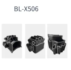 Waist bag + extra-thick waist belt + metal hanging