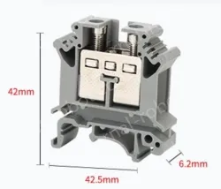 UK 16B Terminal Blocks Pure Copper Terminal Strip Terminal Connector Combo Terminal Block
