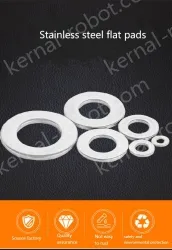 Gasket metal round flat gasket washer with hole five gold washer meson fastening washer