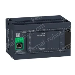 TM241CEC24R logic controller, Modicon M241, 24 IO, relay, Ethernet CAN master