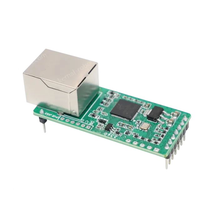 Low-cost serial-to-Ethernet module