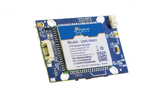 Single-network port 4G wireless router module