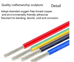 Teflon Wire Cable 8AWG Red 165 cores
