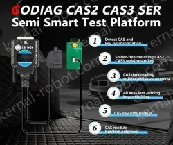 Godiag CAS1 CAS2 SER BMW Mech-Key Test Platform