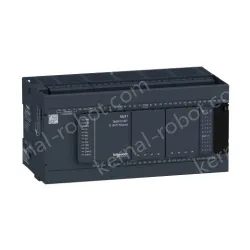 TM241C40T logic controller, Modicon M241, 40 IO, transistor, PNP