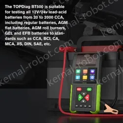 JDiag Jiedai 4-in-1 Automotive Intelligent Tester Leakage Start Charging OBD Voltage Detection Battery Analyzer