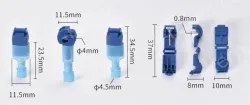 T2 blue 1.5-2.5 square cord-T-type no-break wire terminal
