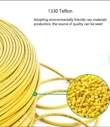 Teflon Wire Cable 8AWG Red 165 cores
